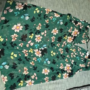 Cabi Women's Green Blouse